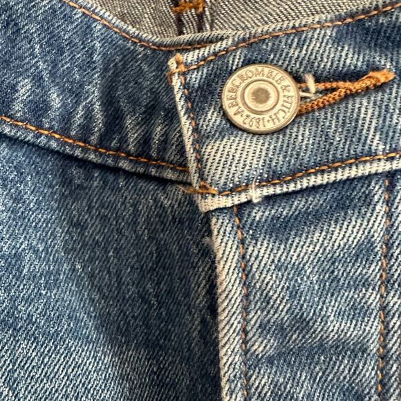 ABERCROMBIE & FITCH | 90s Baggy Low Rise Jeans Medium Wash| Size 34 / 18 - Picture 4 of 5